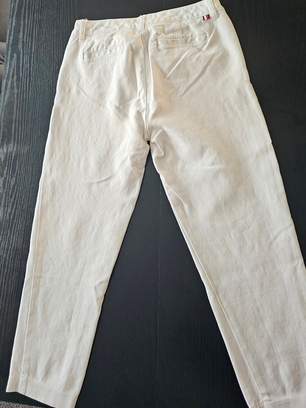 Tommy Hilfiger Sailor Pants Straight Leg Cream Size 2